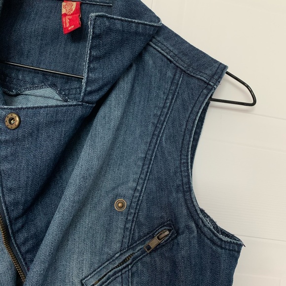 Jeans jacket sleeveless Apple bottom - Picture 7 of 16